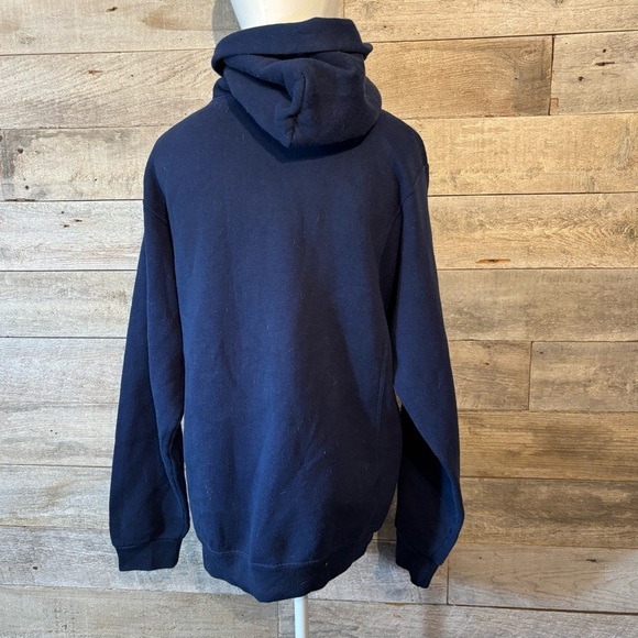 🛍️3/$30 Notre Dame Athletics women’s navy blue‎ hoodie in size medium - Picture 3 of 9
